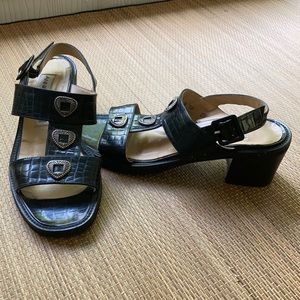 Annie Lago Leather Sandals 8.5